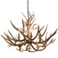 Meyda 32" Wide Antlers Mule Deer 8 Light Chandelier- 200453