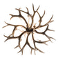Meyda 32" Wide Antlers Mule Deer 8 Light Chandelier- 200453