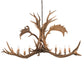 Meyda 64" Long Antlers Elk & Fallow Deer 8 Light Chandelier- 200454