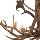 Meyda 64" Long Antlers Elk & Fallow Deer 8 Light Chandelier- 200454