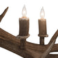 Meyda 64" Long Antlers Elk & Fallow Deer 8 Light Chandelier- 200454