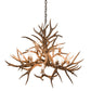 Meyda 42" Wide Antlers Mule Deer 10 LT Chandelier- 200458 - MyBBQDirect