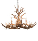 Meyda 42" Wide Antlers Mule Deer 10 LT Chandelier- 200458 - MyBBQDirect