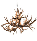Meyda 42" Wide Antlers Mule Deer 10 LT Chandelier- 200458 - MyBBQDirect