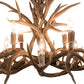Meyda 42" Wide Antlers Mule Deer 10 LT Chandelier- 200458 - MyBBQDirect