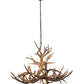 Meyda 42" Wide Antlers Mule Deer 10 LT Chandelier- 200458 - MyBBQDirect