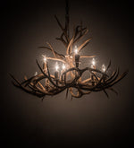 Meyda 42" Wide Antlers Mule Deer 10 LT Chandelier- 200458 - MyBBQDirect