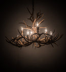 Meyda 42" Wide Antlers Mule Deer 10 LT Chandelier- 200458 - MyBBQDirect