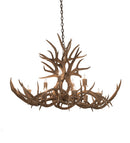 Meyda 45" Long Antlers Mule Deer 10 Light Chandelier- 200459 - MyBBQDirect