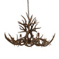 Meyda 45" Long Antlers Mule Deer 10 Light Chandelier- 200459 - MyBBQDirect