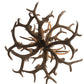 Meyda 34" Wide Antlers Mule Deer 12 LT Chandelier- 200460 - MyBBQDirect