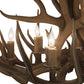 Meyda 34" Wide Antlers Mule Deer 12 LT Chandelier- 200460 - MyBBQDirect