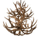 Meyda 36" Wide Antlers Mule Deer 12 Light Chandelier- 200461 - MyBBQDirect