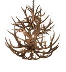 Meyda 36" Wide Antlers Mule Deer 12 Light Chandelier- 200461 - MyBBQDirect