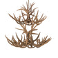 Meyda 42" Wide Antlers Mule Deer 12 Light Chandelier- 200463 - MyBBQDirect