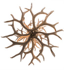 Meyda 42" Wide Antlers Mule Deer 12 Light Chandelier- 200463 - MyBBQDirect
