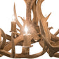 Meyda 42" Wide Antlers Mule Deer 12 Light Chandelier- 200463 - MyBBQDirect