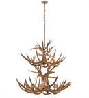 Meyda 42" Wide Antlers Mule Deer 12 Light Chandelier- 200463 - MyBBQDirect