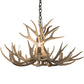Meyda 32" Wide Antlers Mule Deer 4 Light Chandelier- 200464 - MyBBQDirect
