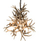Meyda 38" Wide Antlers Mule Deer 8 Light Chandelier- 200465 - MyBBQDirect