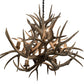 Meyda 38" Wide Antlers Mule Deer 8 Light Chandelier- 200465 - MyBBQDirect