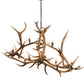 Meyda 70" Long Antlers Elk 10 Light Oblong Chandelier- 200466 - MyBBQDirect