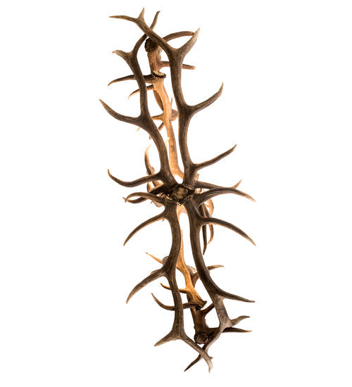 Meyda 70" Long Antlers Elk 10 Light Oblong Chandelier- 200466 - MyBBQDirect