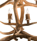 Meyda 70" Long Antlers Elk 10 Light Oblong Chandelier- 200466 - MyBBQDirect