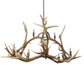 Meyda 66.5" Long Antlers Elk 10 Light Oblong Chandelier- 200467 - MyBBQDirect