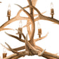 Meyda 66.5" Long Antlers Elk 10 Light Oblong Chandelier- 200467 - MyBBQDirect