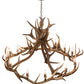 Meyda 56" Wide Antlers Elk 12 LT Chandelier- 200468 - MyBBQDirect