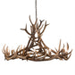 Meyda 56" Wide Antlers Elk 12 LT Chandelier- 200468 - MyBBQDirect