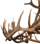 Meyda 56" Wide Antlers Elk 12 LT Chandelier- 200468 - MyBBQDirect