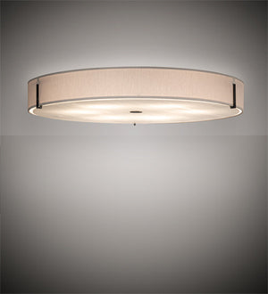 Meyda  30" Wide Cilindro Textrene Flushmount '203384