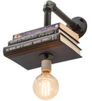 Meyda 9.5" Wide Pipedream Honorary Author Wall Sconce- 204149