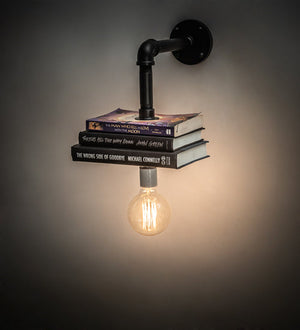 Meyda 9.5" Wide PipeDream Honorary Author Wall Sconce 204149