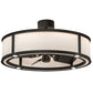 Meyda  36" Wide Smythe Craftsman Chandel-Air- 210681