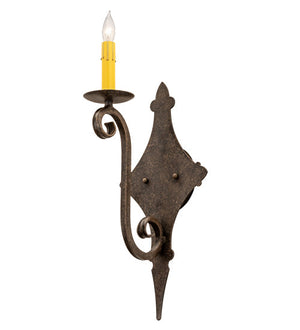 Meyda 8" Wide Angelique 1 Light Wall Sconce '211460