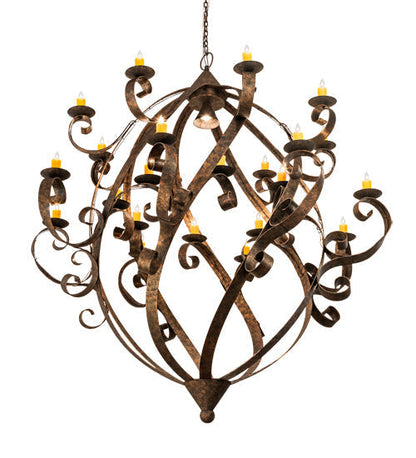 Meyda 80" Wide Caliope 25 Light Chandelier- 212146