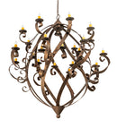 Meyda 80" Wide Caliope 25 Light Chandelier- 212146