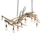 Meyda 69" Long Antlers Elk 8 Light Oblong Chandelier- 212262