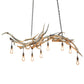 Meyda 69" Long Antlers Elk 8 Light Oblong Chandelier- 212262
