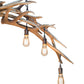 Meyda 69" Long Antlers Elk 8 Light Oblong Chandelier- 212262