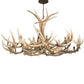 Meyda 84" Wide Antlers Elk & Mule Deer 18 Light Chandelier- 212267