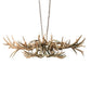 Meyda 71" Long Antlers Deer 10 Light Oblong Chandelier- 212270