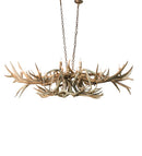 Meyda 71" Long Antlers Deer 10 Light Oblong Chandelier- 212270