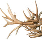 Meyda 71" Long Antlers Deer 10 Light Oblong Chandelier- 212270