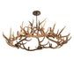 Meyda 85" Wide Antlers 12 Light Chandelier- 212271