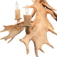 Meyda 28" Wide Antlers White Tail & Fallow Deer 4 Light Chandelier- 212272