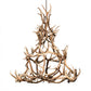 Meyda 72" Wide Antlers Elk 16 Light Chandelier- 212273